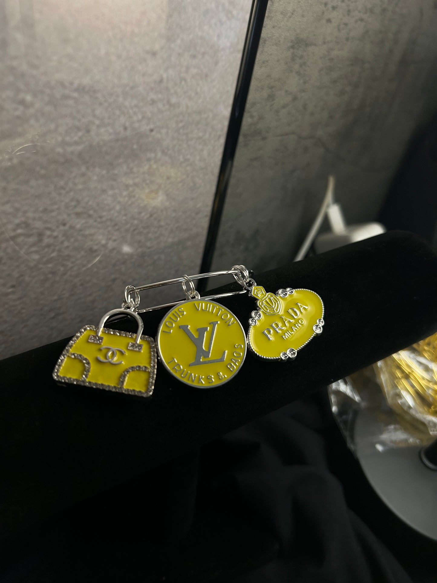 Yellow Bangle (SILVER)