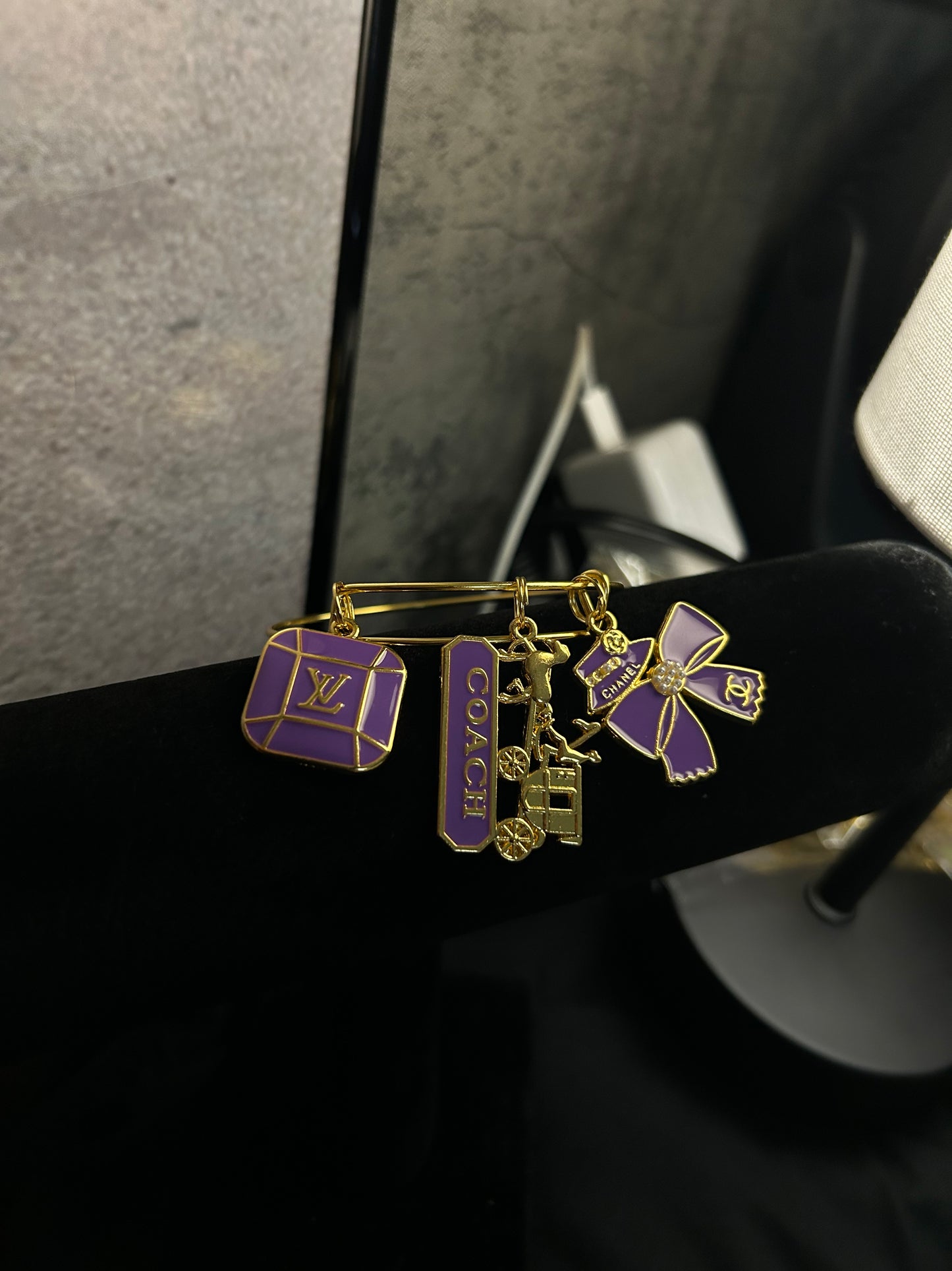 Purple Bangle (GOLD)